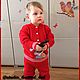 Заказать Костюм детский вязаный из 100%меринос сashwool Забавный зайка. Студия вязания детям st. knitted kid. Ярмарка Мастеров. . Комплекты одежды для малышей Фото №3