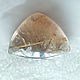 Cabochon with rutile needles. Cabochons. Gemlab. My Livemaster. Фото №5
