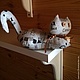 Заказать Котенок Каппучинка текстильная интерьерная игрушка. Ольга Волкова (Sansusi). Ярмарка Мастеров. . Мягкие игрушки Фото №3