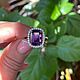 17.5 Кольцо с Уральским аметистом 7.0 ct. Кольца. Елена. Ярмарка Мастеров.  Фото №5
