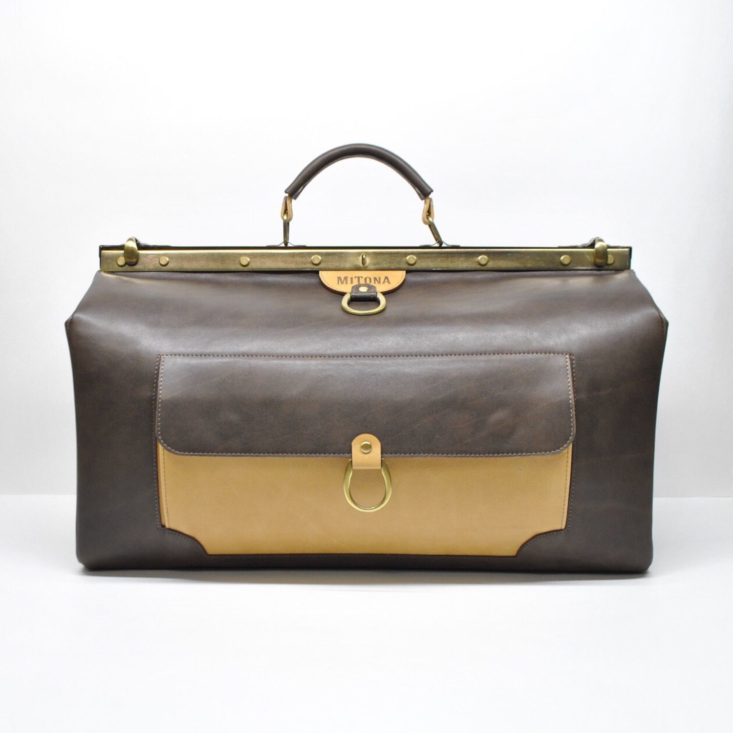 Bag on an open frame made of genuine leather, Classic Bag, Armavir,  Фото №1