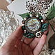 Brooch Order of the Bird on a twig in vintage style. Brooches. VETA.. My Livemaster. Фото №6