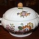 Beautiful vintage tureen for 1.6 l. Hutschenreuther, Germany, Vintage kitchen utensils, Moscow,  Фото №1