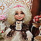 doll textile. Maria doll interior with an oversized face, Dolls, Nizhny Novgorod,  Фото №1