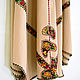 Красивое платье бохо. Длинное платье тёплое. Хлопок. Boho. N.NATALE.N. Платья. N.NATALE.N Наталья Нечепуренко. Ярмарка Мастеров.  Фото №12