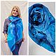 Stoles: woolen Blue Lagoon stole. Wraps. Olgaorel57. My Livemaster. Фото №6