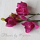 Заколки "Фрезии". Заколки. Flower by Katrin. Интернет-магазин Ярмарка Мастеров.  Фото №2
