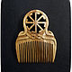 Wooden comb with the symbol KOLOVRAT, Combs, Moscow,  Фото №1