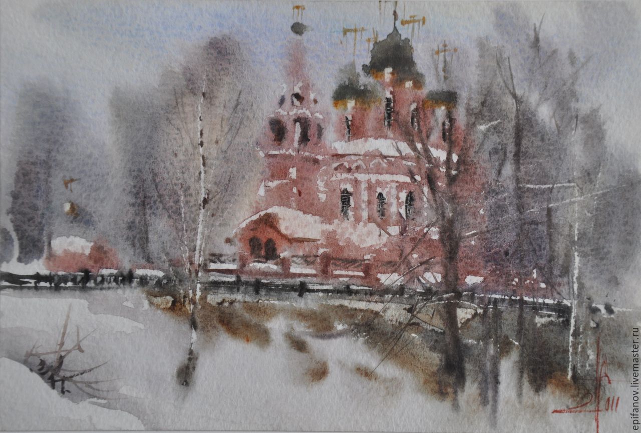 Храм Архангела Михаила в Ярославле рисунок