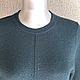 Джемпер "Голубая ель" 100% бэбикашемир. Джемперы. Вера / Kirshvery_knit (kirshvery) (kirshvery). Ярмарка Мастеров.  Фото №5