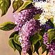 Заказать Картина Сирень в синей вазе. Оксана Кожемякина. Ярмарка Мастеров. . Картины Фото №3