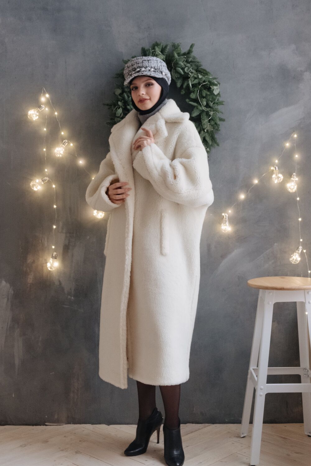 Шуба из шерсти альпака и шёлка – заказать на Ярмарке Мастеров – RK2Z6RU ...