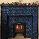 Furnace portal 'Gothic' with tiles. Fireplaces. Vesta Ceramica. My Livemaster. Фото №4