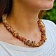 Raw amber necklace healing jewelry women natural Baltic amber, Beads2, Kaliningrad,  Фото №1