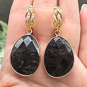 Украшения handmade. Livemaster - original item Earrings made of natural noumite. Handmade.