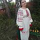 Shirt embroidered in the traditional style. People\\\'s shirts. MARUSYA-KUZBASS (Marusya-Kuzbass). My Livemaster. Фото №4