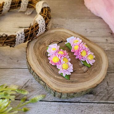Украшения ручной работы. Ярмарка Мастеров - ручная работа Заколка-зажим. Handmade.