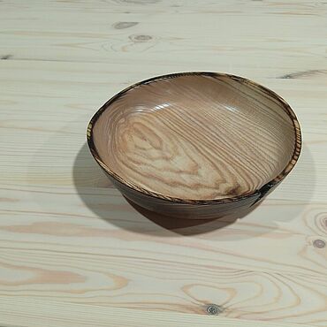 Посуда ручной работы. Ярмарка Мастеров - ручная работа Тарелка из дерева. Handmade.