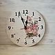 Clock with roses. Provence. Watch. Leksadekor (leksadekor). My Livemaster. Фото №4