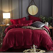 Для дома и интерьера handmade. Livemaster - original item Lux satin bed linen. Handmade.