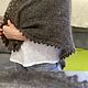   серая пуховая косынка шаль ( 327), Шали, Оренбург,  Фото №1
