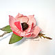 Order Magnolia Pink Tenderness leather flower brooch as a gift. flowersstyle (flowersstyle). Livemaster. . Brooches Фото №3