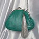 Сумочка " Бирюзовый бриз". Классическая сумка. JylG designer handbags Юлия Гуляева. Интернет-магазин Ярмарка Мастеров.  Фото №2