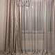 Order CURTAINS: Set of tulle curtains ' GEOMETRY '. PROFIDecor - CURTAINS. Livemaster. . Curtains1 Фото №3
