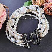 Украшения handmade. Livemaster - original item Bracelet . pearls barocco. Handmade.
