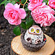  The author's toy Owl. Figurine. 2sovy. My Livemaster. Фото №4