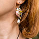 Rosalyn Birds Earrings'. Earrings. Coffeelena. My Livemaster. Фото №4