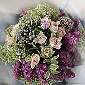 Букет свадебный из живых цветов "Нежность"