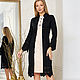Premium black coat. Coats. Designer clothing Olesya Masyutina. Online shopping on My Livemaster.  Фото №2