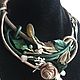 Necklace made of leather .My Rose, Necklace, Krasnoyarsk,  Фото №1
