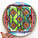 'Fiesta ' Set of 3 plates on the wall in the Mexican style. Decorative plates. Art by Tanya Shest. My Livemaster. Фото №5