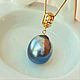 Order Gold pendant with Tahitian pearl buy. luxuryclub. Livemaster. . Pendant Фото №3