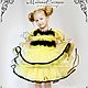 Carnival costume 'Bee' Art.-150. Carnival costumes for children. ModSister. My Livemaster. Фото №5