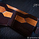 Заказать Кошелек кожаный двухцветный GMleather. GM Leather. Ярмарка Мастеров. . Кошельки Фото №3