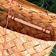 Пестерь берестяной с домоткаными лямками. Рюкзаки. РАдуши. Интернет-магазин Ярмарка Мастеров.  Фото №2