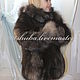 Children's fur coat from the silver Fox,back length 50 cm,hooded,zipper, sew at any age. Tailoring to order, to individual measures of the child, the length and model of any.
