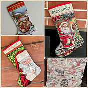 Сувениры и подарки handmade. Livemaster - original item Christmas sock: Christmas boot, series. Handmade.
