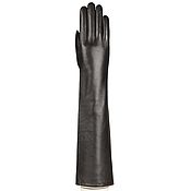 Винтаж handmade. Livemaster - original item Size 7. Winter long gloves made of genuine black leather. Handmade.