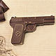 Шоколадный пистолет. Фигуры из шоколада. КаВиРи натуральный шоколад. Интернет-магазин Ярмарка Мастеров.  Фото №2