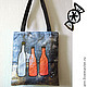 Bag '«3 bottles and candy'. Classic Bag. Crowhouse. Online shopping on My Livemaster.  Фото №2