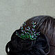 Wedding comb with lavender, Hair Decoration, Rostov-on-Don,  Фото №1