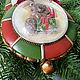  A set of New Year's toys 'Baby Teddy'. Christmas decorations. IraStepArtDecoupage. My Livemaster. Фото №4