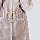 Coats: Mutton coat for girls ( Color 'pearl River'). Childrens outerwears. Kids fur coat. My Livemaster. Фото №4