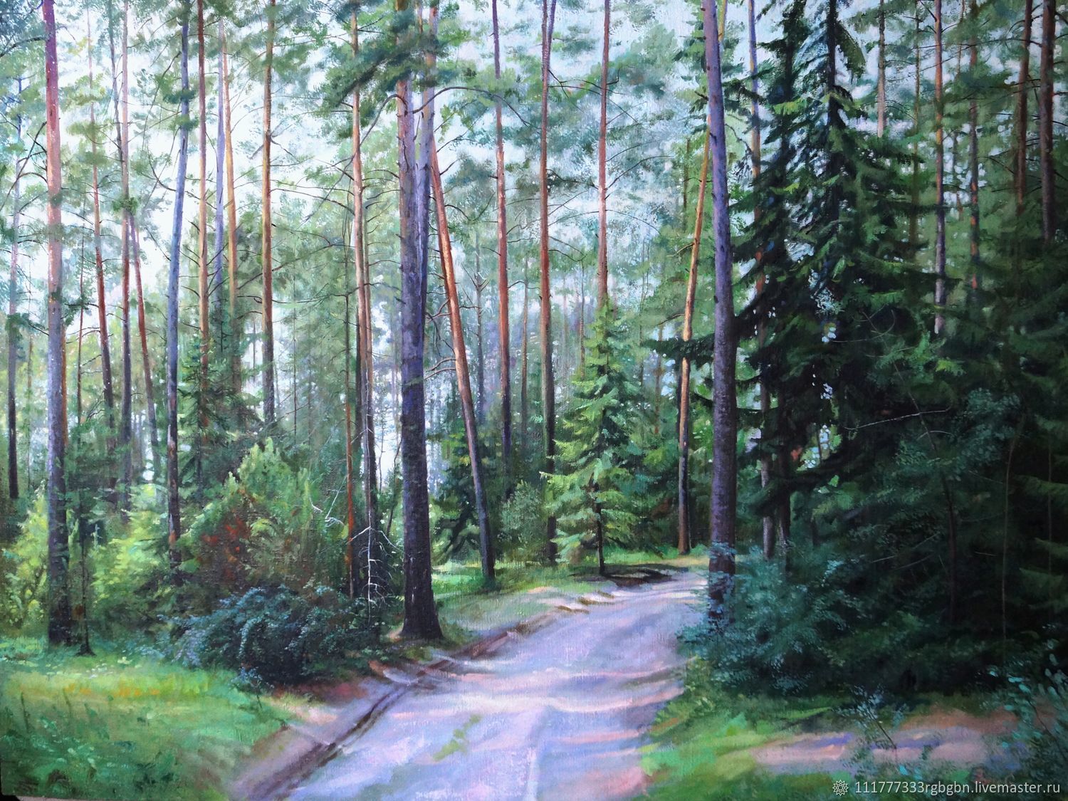 И Крачковский художник картина Сосновый лес
