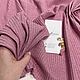 Трикотаж лапша Alta Moda с ниточкой люрекса. Цвет лилово-розовый. Ткани. Mariteks  Итальянские  ткани. Ярмарка Мастеров.  Фото №5