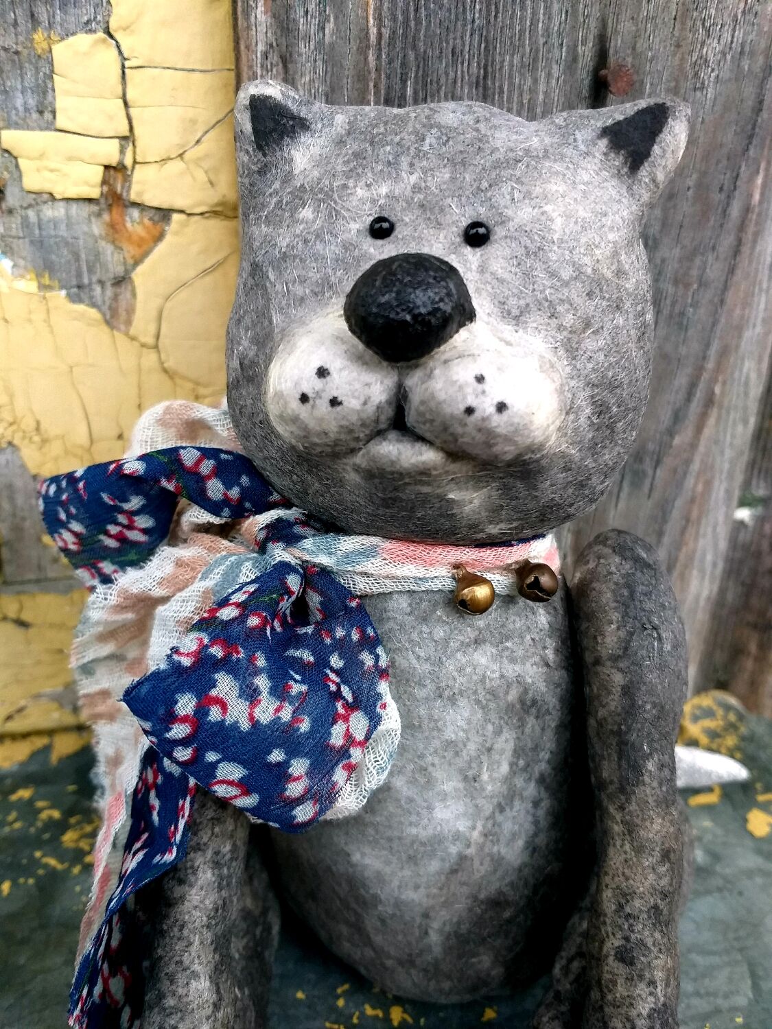 Кот Василий. Ватная игрушка. в интернет-магазине на Ярмарке Мастеров ...